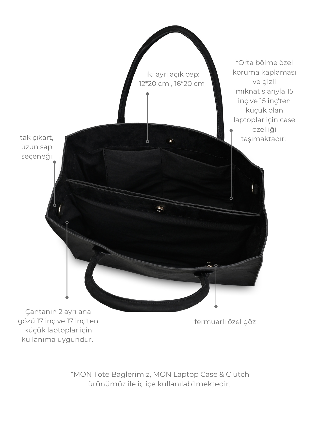 MON TOTE BAG & Laptop Case