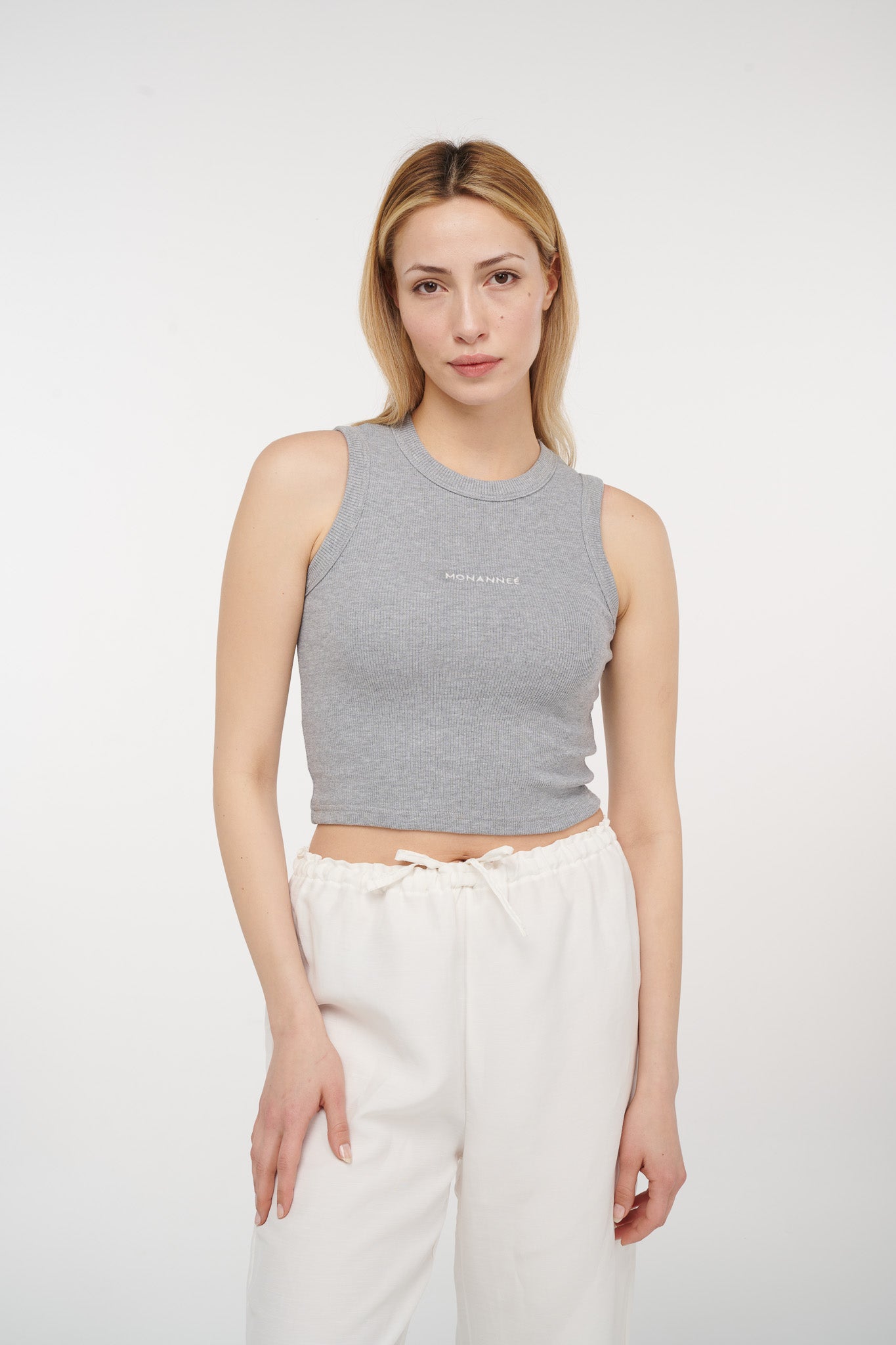 Fitilli Halter Yaka Bluz