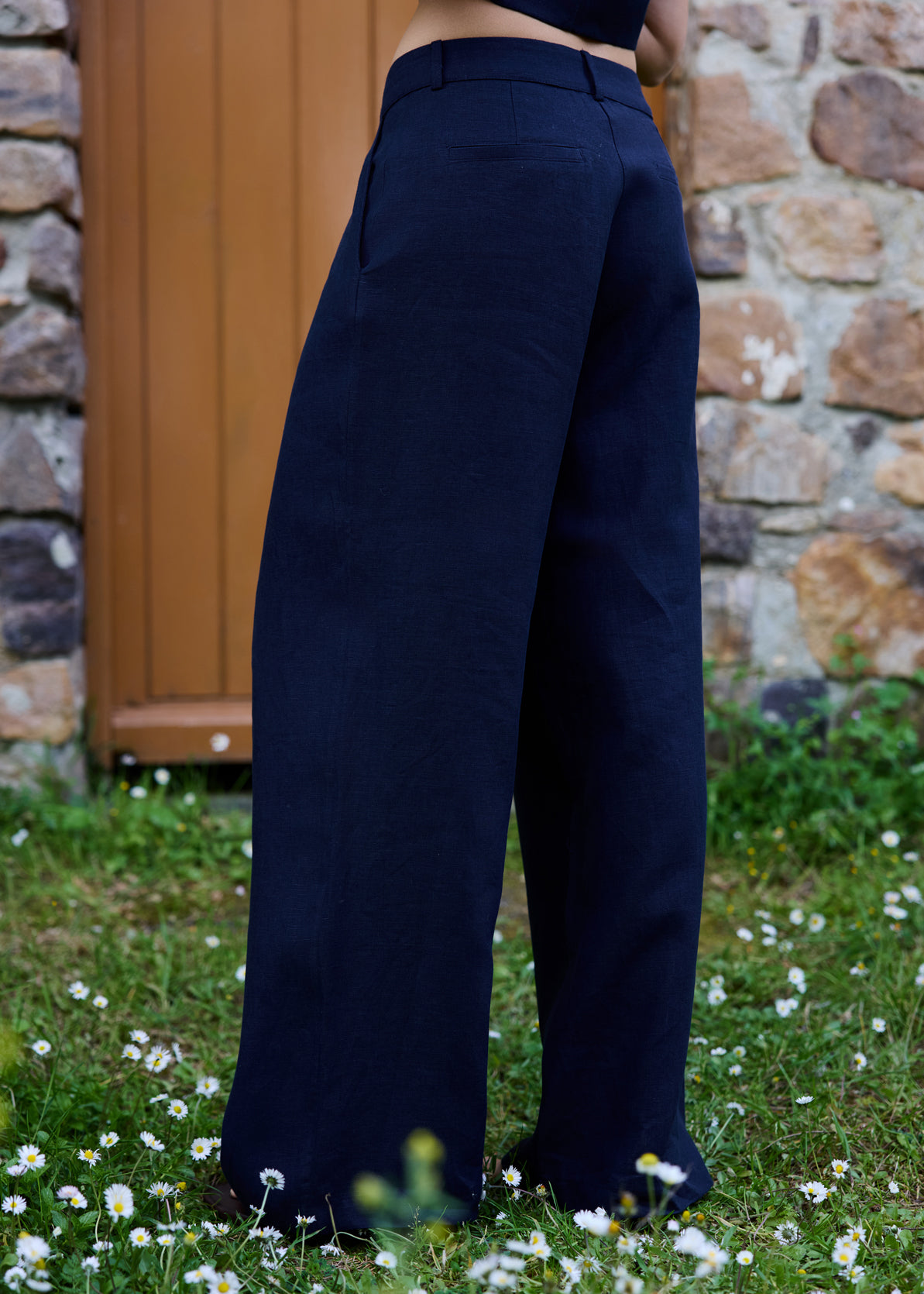 Eclipse %100 Keten Pantolon