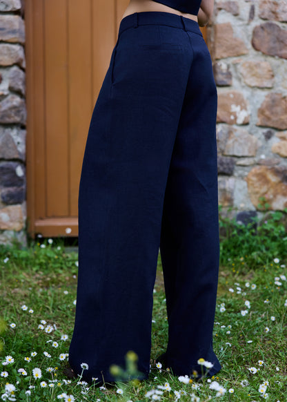 Eclipse %100 Keten Pantolon
