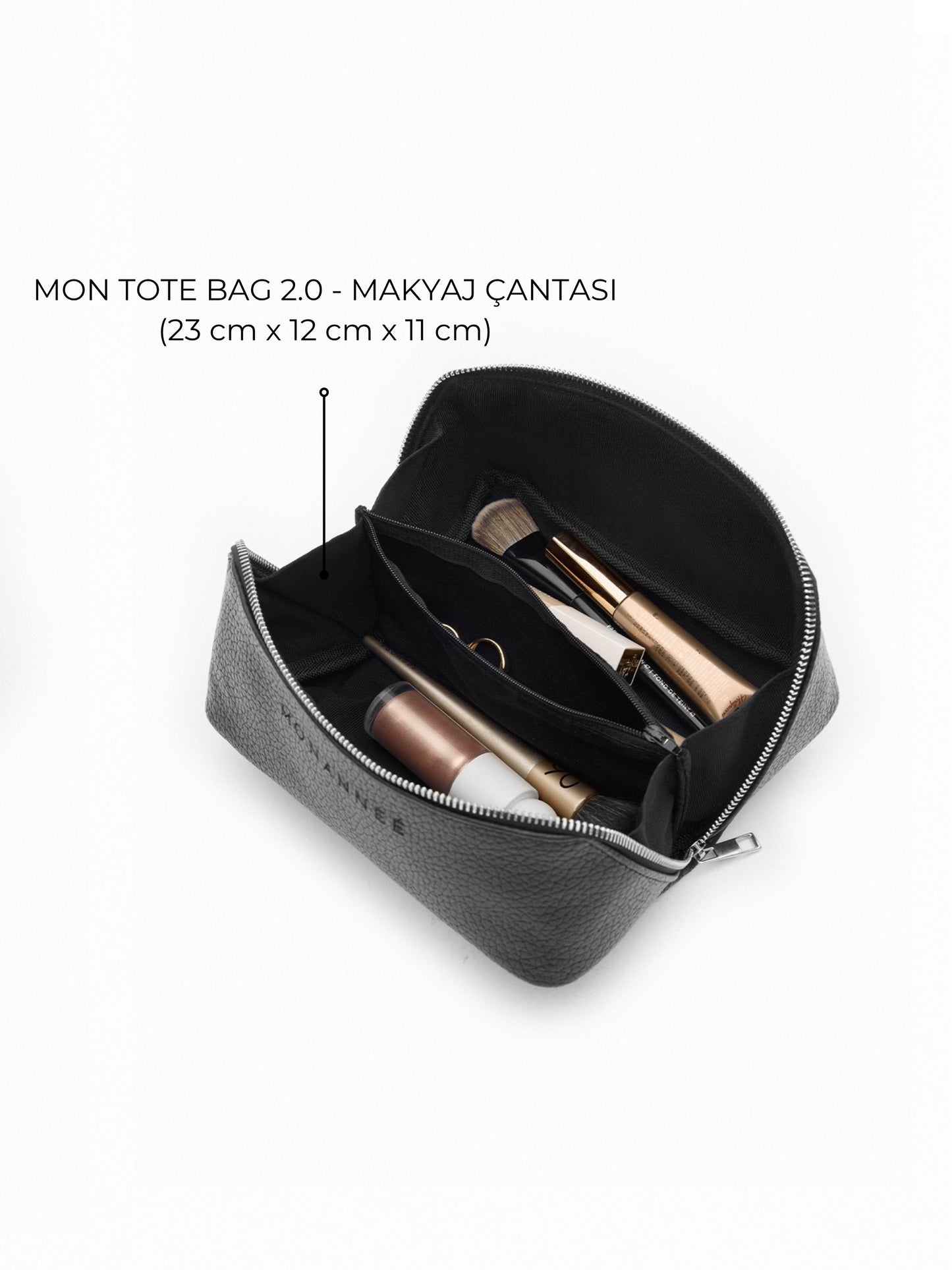 MONBAG 2.0 Makyaj Çantası Siyah