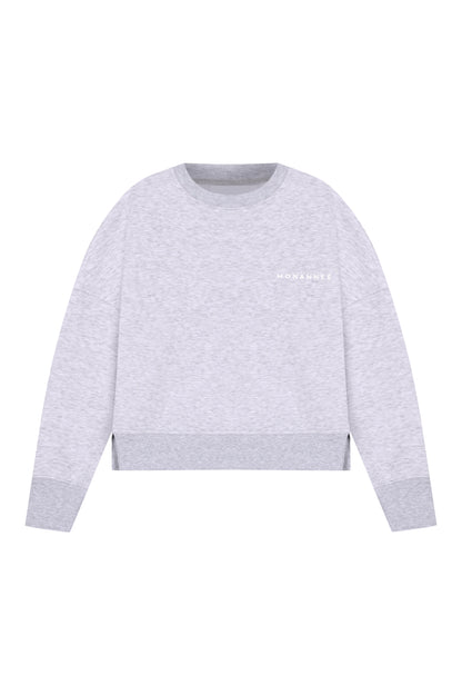 Nakışlı Basic Sweatshirt