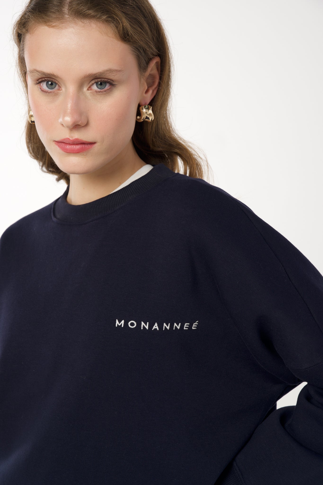 Nakışlı Basic Sweatshirt