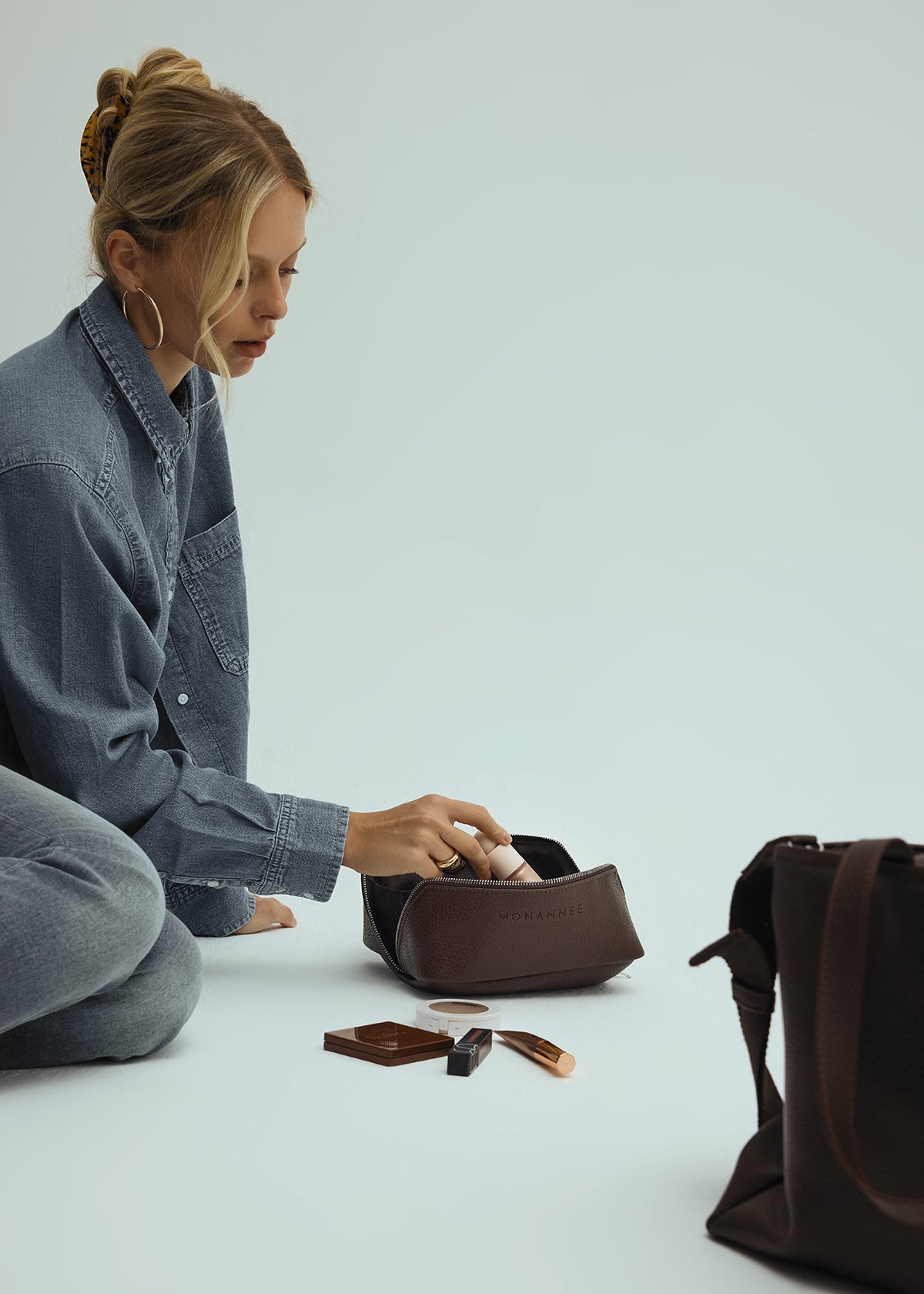 MONBAG 2.0 Makyaj Çantası Kahverengi